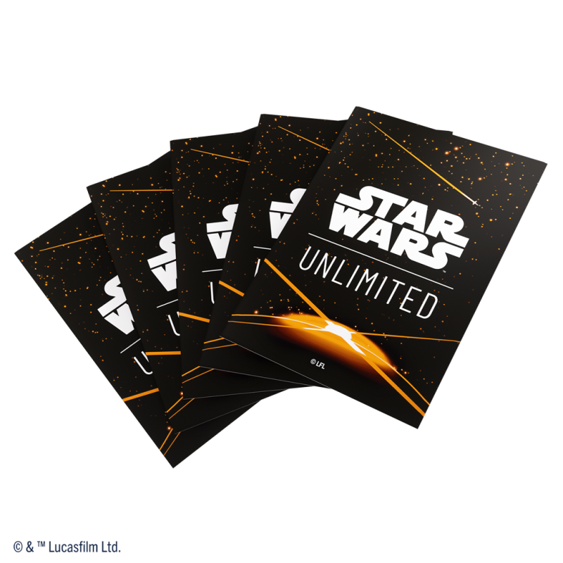 [PREPEDIDO] Gamegenic - Star Wars Unlimited - Art Sleeves Card Back Orange