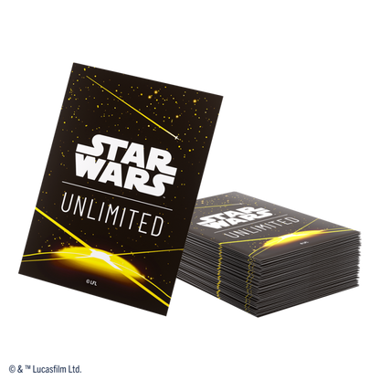 Gamegenic - Star Wars Unlimited - Art Sleeves Card Back Yellow