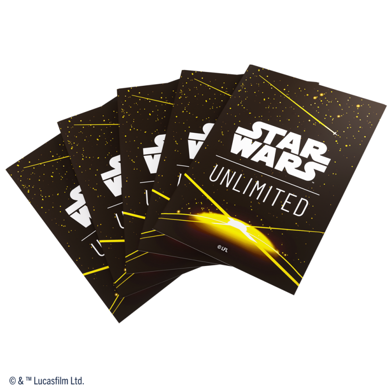 Gamegenic - Star Wars Unlimited - Art Sleeves Card Back Yellow