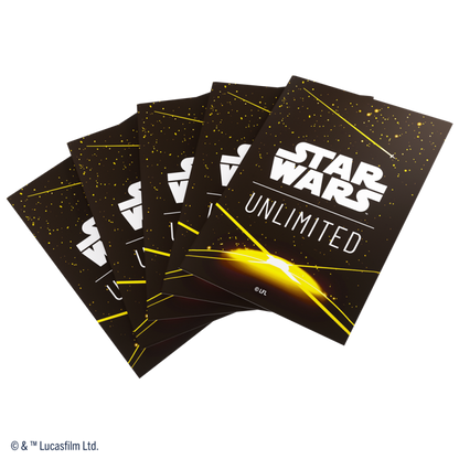 Gamegenic - Star Wars Unlimited - Art Sleeves Card Back Yellow