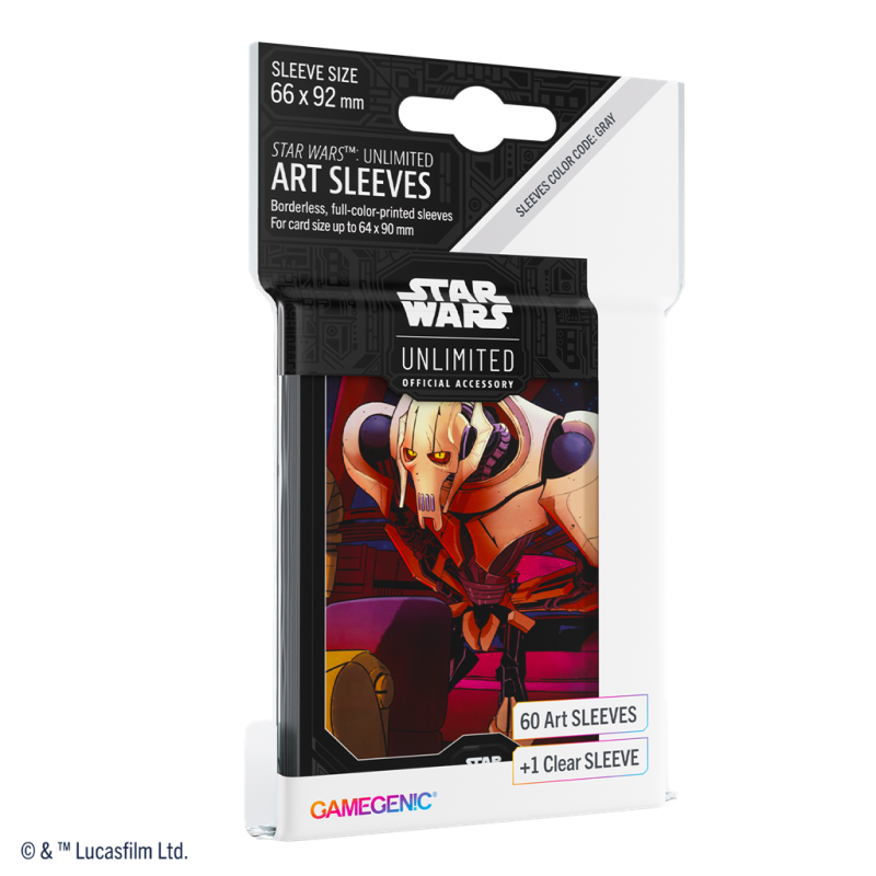 [PREPEDIDO] Gamegenic - Star Wars Unlimited - Art Sleeves General Grievous