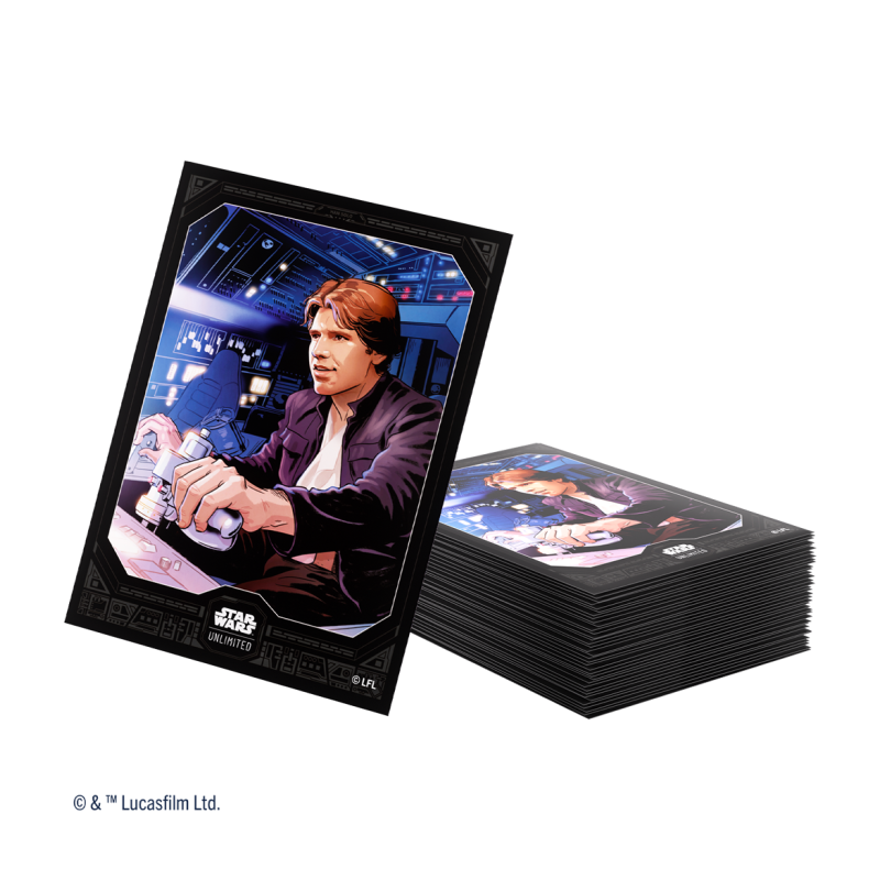 [PREPEDIDO] Gamegenic - Star Wars Unlimited - Art Sleeves Han Solo