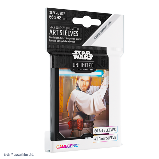 [PREPEDIDO] Gamegenic - Star Wars Unlimited - Art Sleeves Obi-Wan Kenobi