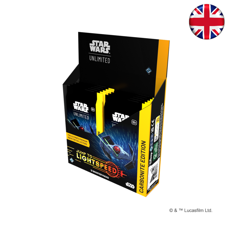 [PREPEDIDO] Star Wars Unlimited - Salto a la Velocidad de la Luz - Caja de sobres Carbonite (Inglés)