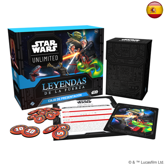 Star Wars Unlimited - Leyendas de la Fuerza - Caja de presentación (Español)