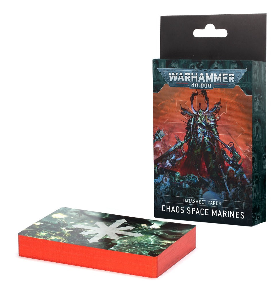 Datasheet Cards: Chaos Space Marines (english)