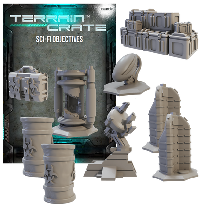 Terrain Crate: Sci-fi objectives