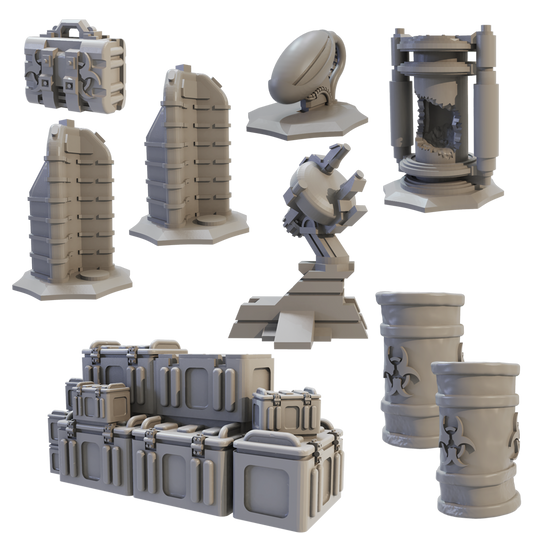 Terrain Crate: Sci-fi objectives