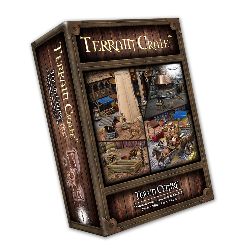 Town Centre- Fantasy Miniatures: Medieval Town