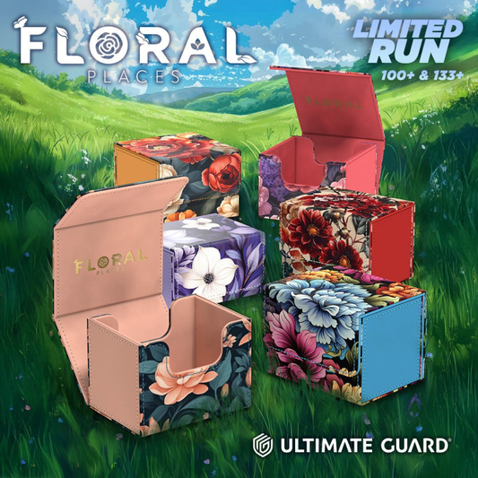 Ultimate Guard - Caja de mazo Sidewinder 100+ 2025 Exclusive "Floral Places"
