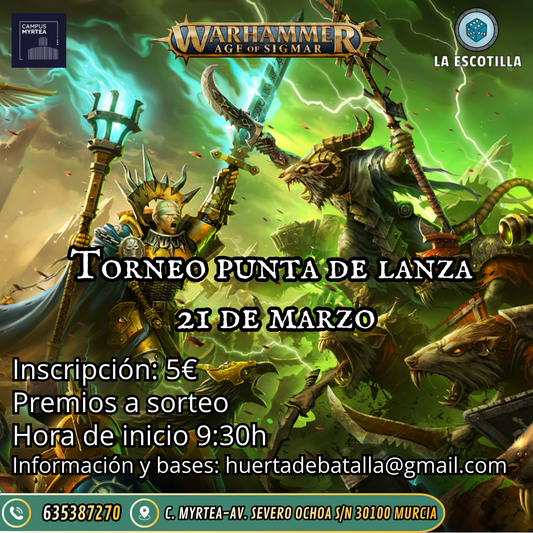 [EVENTO] Torneo Punta de Lanza 21 de marzo