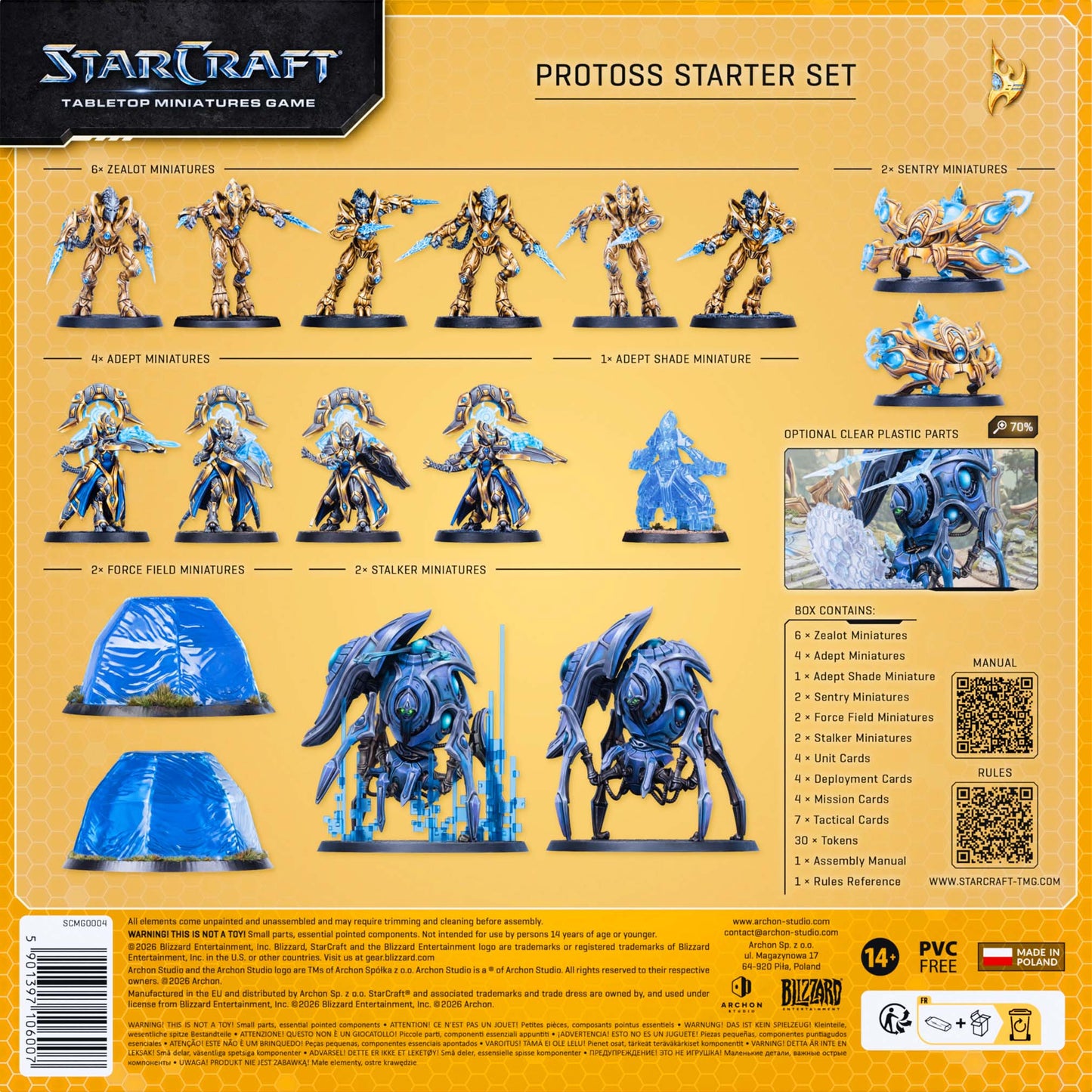 Starcraft: Protoss Starter Set, Tabletop Miniature Game, Archon Studio, Wargame
