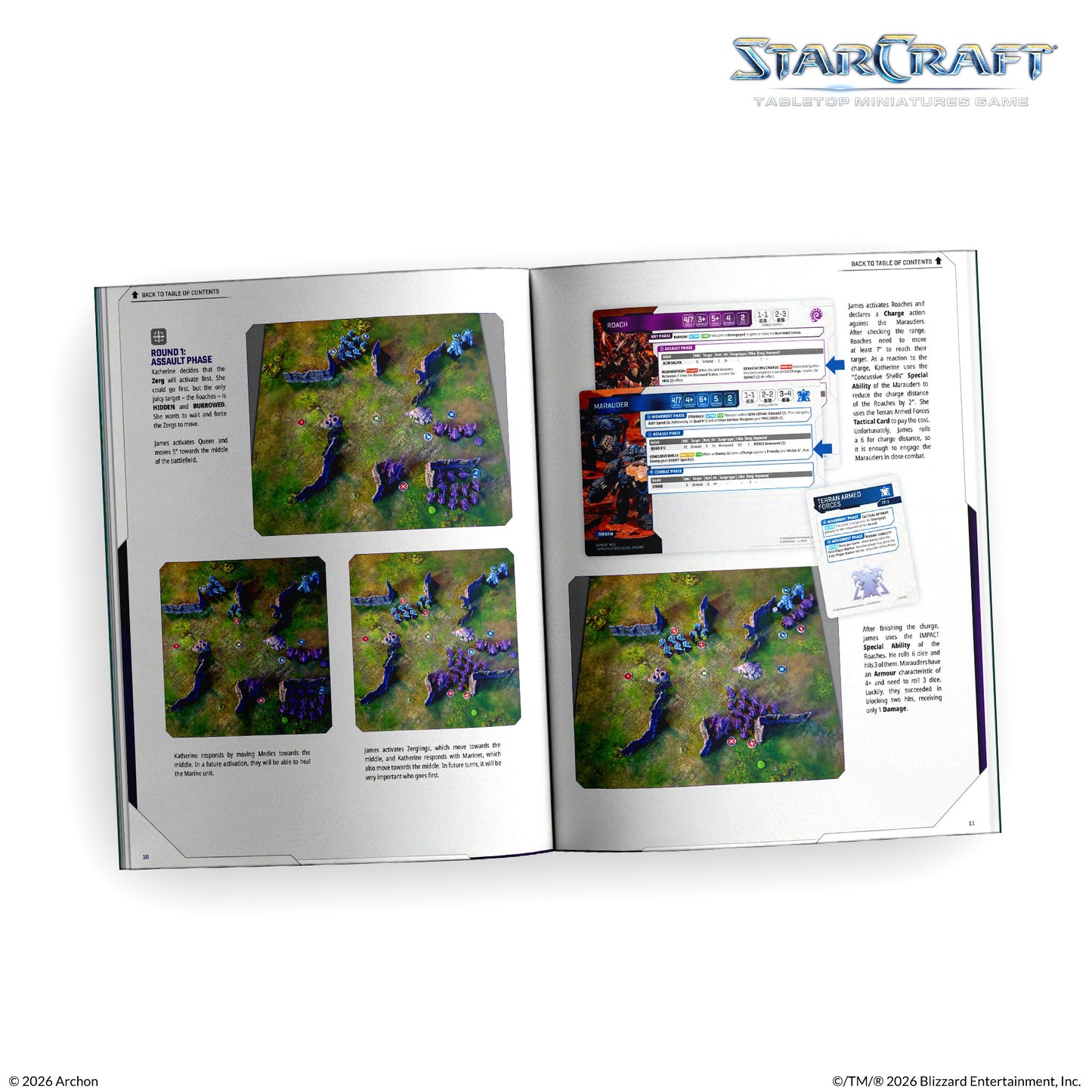 Starcraft: Rulebook, Tabletop Miniature Game, Archon Studio, Wargame