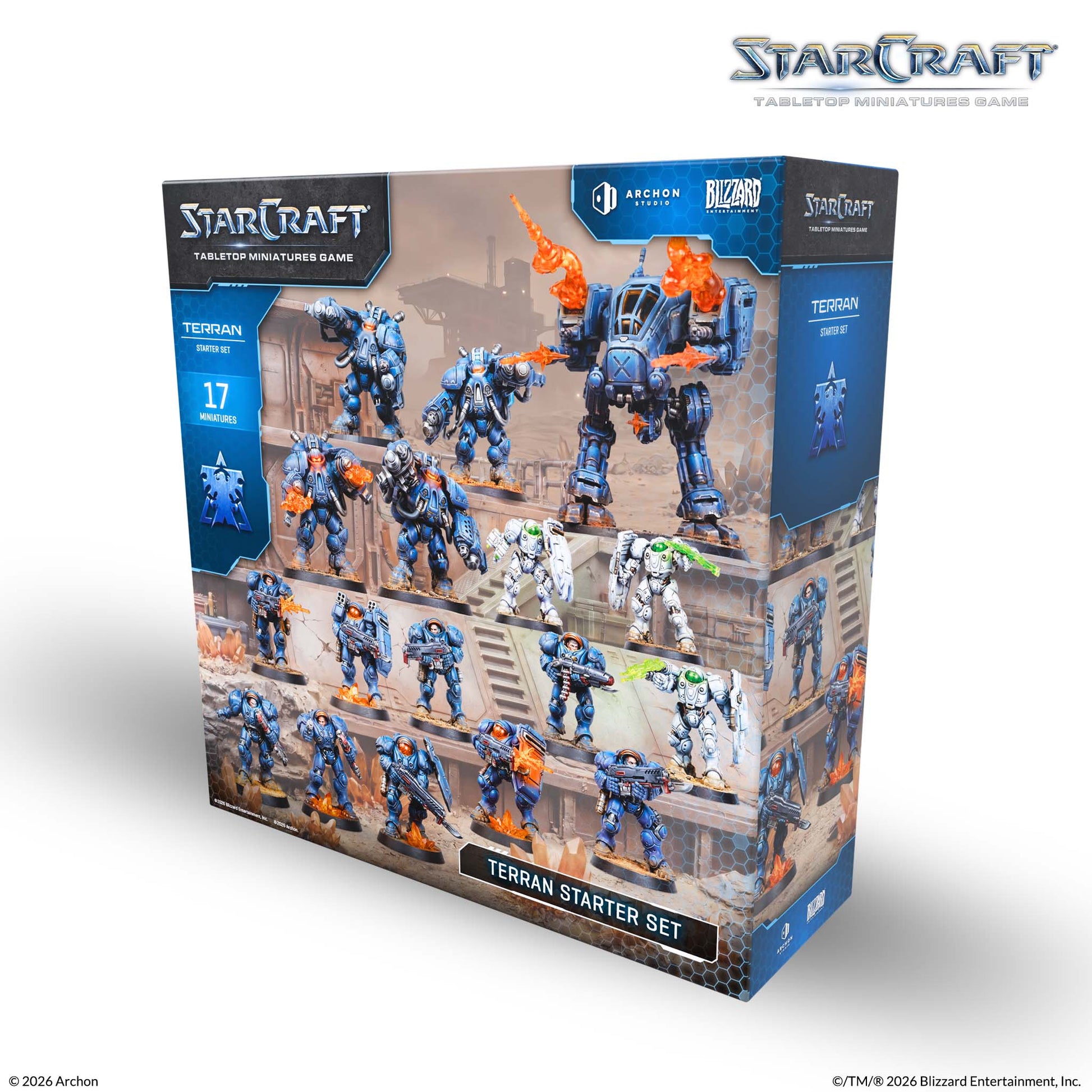 Starcraft: Terran Starter Set, Tabletop Miniature Game, Archon Studio, Wargame