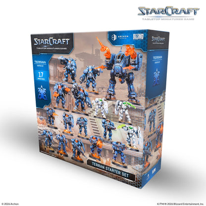 Starcraft: Terran Starter Set, Tabletop Miniature Game, Archon Studio, Wargame