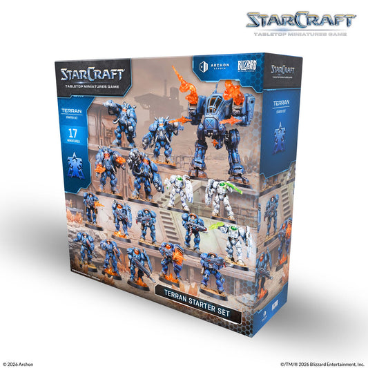 Starcraft: Terran Starter Set, Tabletop Miniature Game, Archon Studio, Wargame