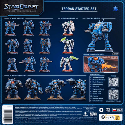 Starcraft: Terran Starter Set, Tabletop Miniature Game, Archon Studio, Wargame