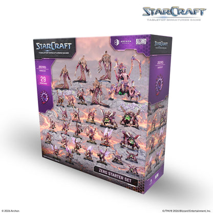 Starcraft: Zerg Starter Set, Tabletop Miniature Game, Archon Studio, Wargame