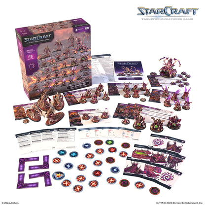 Starcraft: Zerg Starter Set, Tabletop Miniature Game, Archon Studio, Wargame
