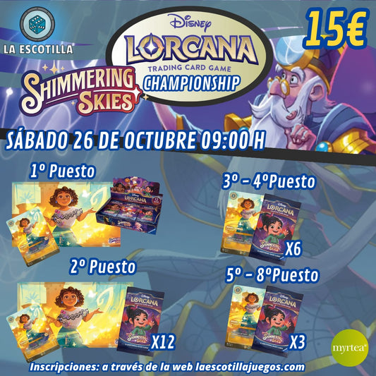 {EVENTO} Championship Lorcana octubre