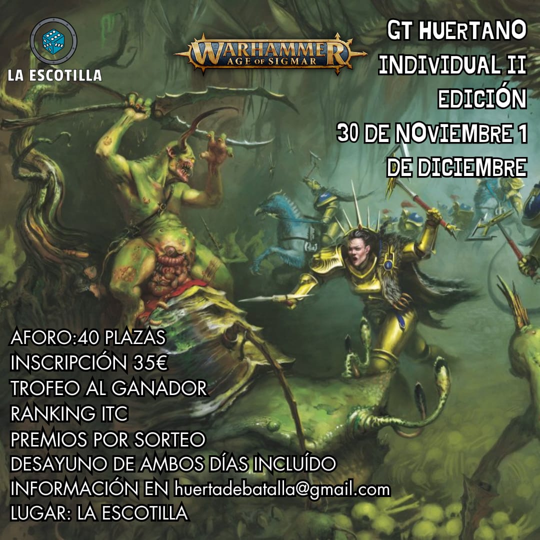 [EVENTO] GT Huertano Individual II Edición 30 de Noviembre 1 de Diciembre