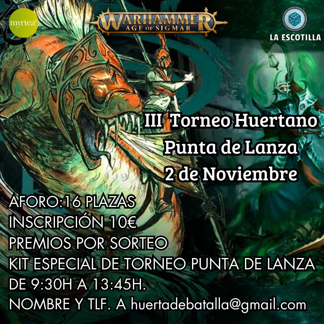 [EVENTO] III Torneo Huertano Punta de Lanza 2 de noviembre