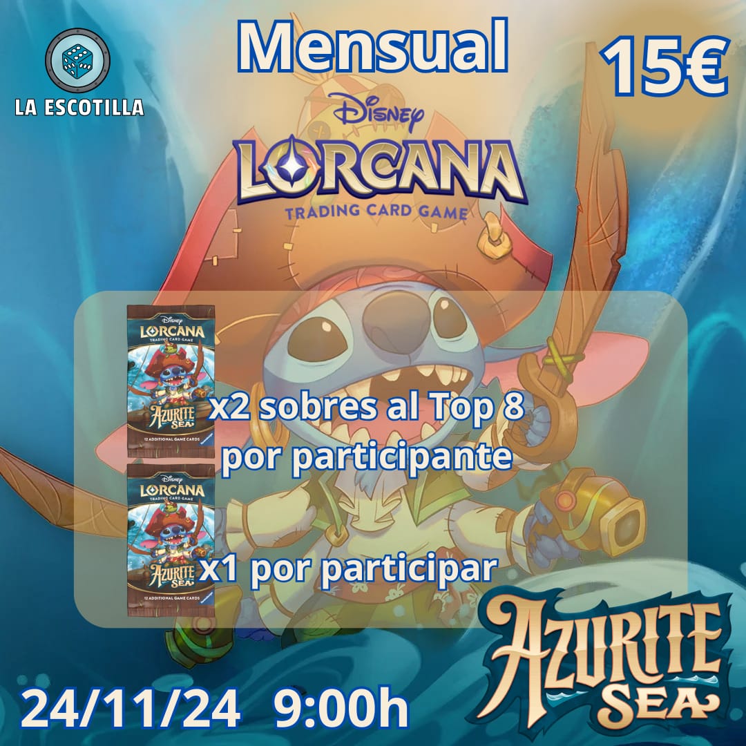 [EVENTO] Mensual de Lorcana 24 de Noviembre