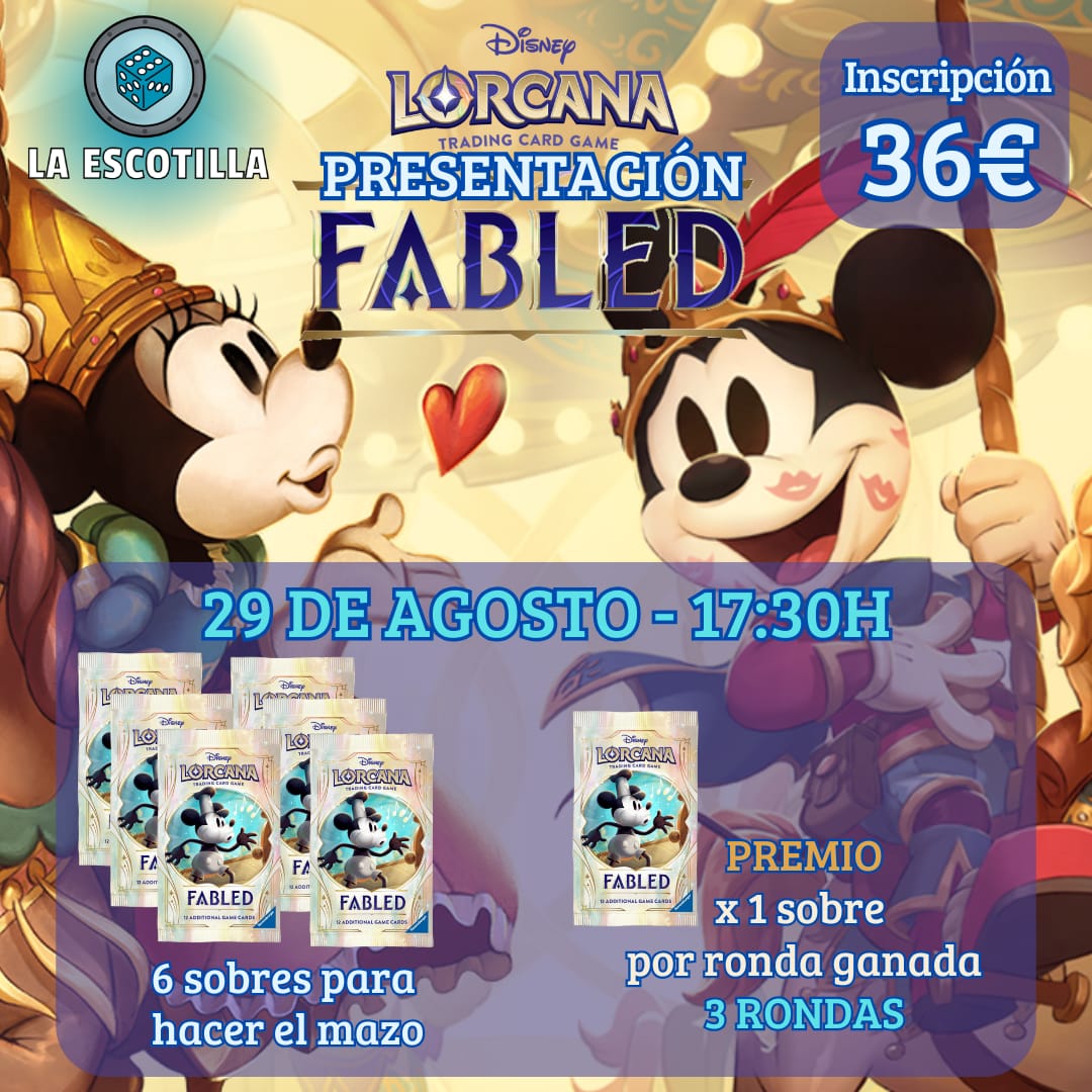 [EVENTO] Presentación Lorcana Fabled