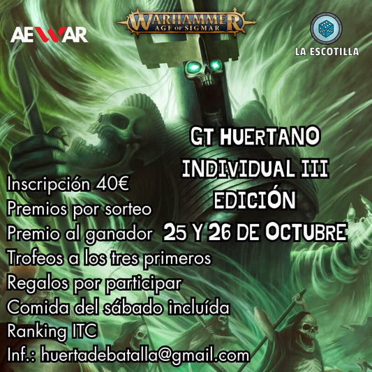 [EVENTO] GT Huertano III Edición 25 Y 26 DE Octubre