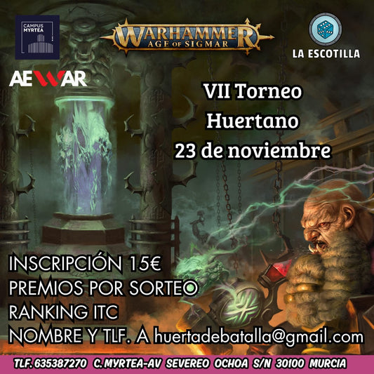 [EVENTO] VIII Torneo Huertano Age of Sigmar 23 de Noviembre
