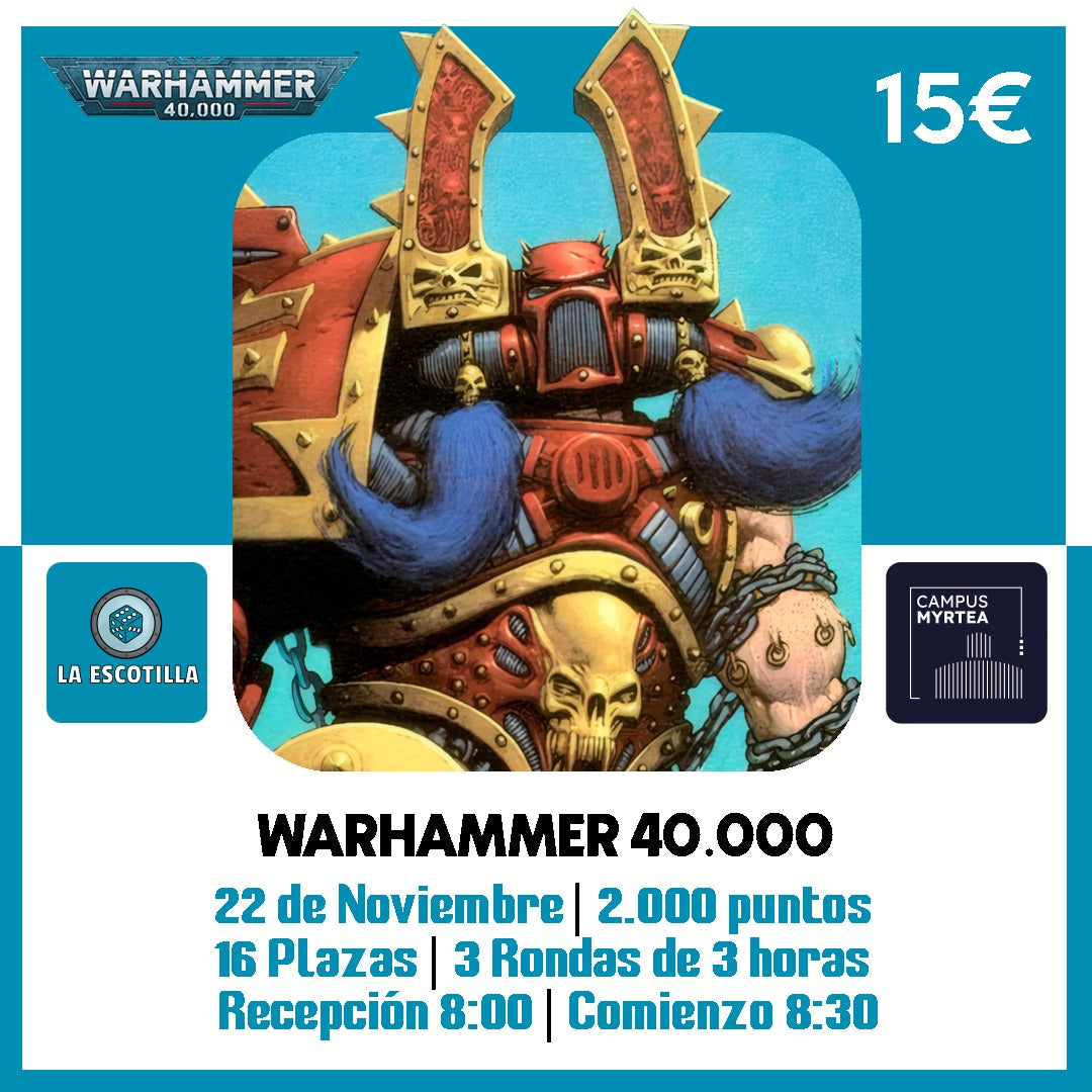 [EVENTO] Torneo Warhammer 40.000 Noviembre 2025 La Escotilla