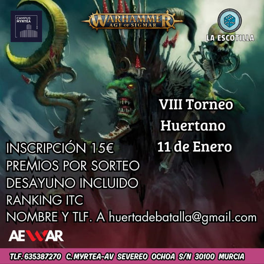 [EVENTO] VIII Torneo Huertano 11 de enero