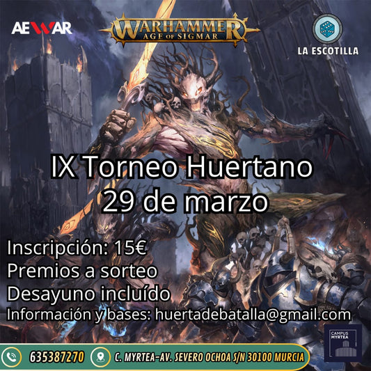 [EVENTO] IX Torneo Huertano 29 de Marzo