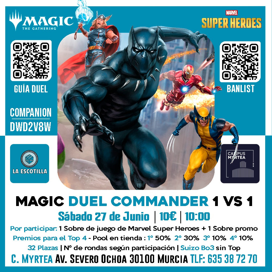 [EVENTO] Magic: The Gathering - Torneo Duel Commander 1vs1