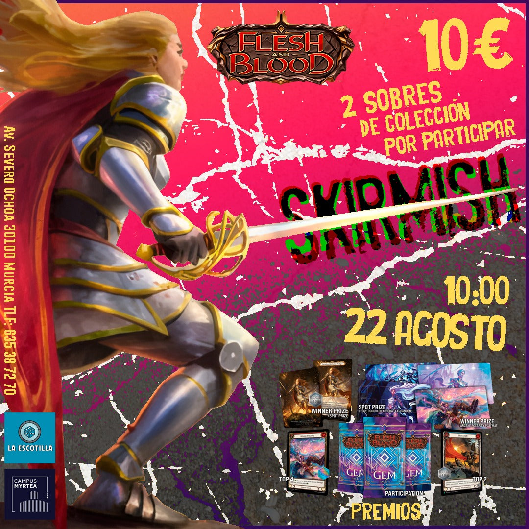 [EVENTO] Flesh & Blood - SKIRMISH - 22 de Agosto a las 10:00h