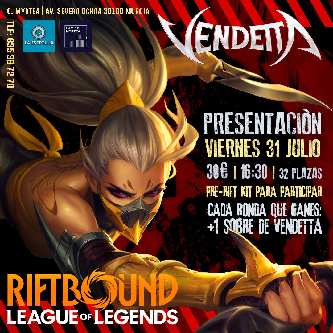 [EVENTO] Presentación Riftbound Vendetta: día 31 de julio