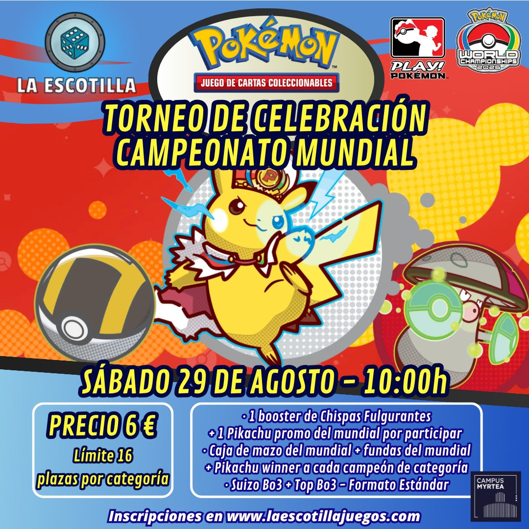 [EVENTO] Pokémon TCG - Torneo de Celebración del Campeonato Mundial