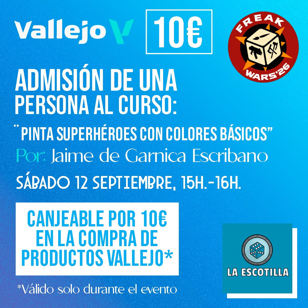 [EVENTO] Curso de Pintura en Freak Wars