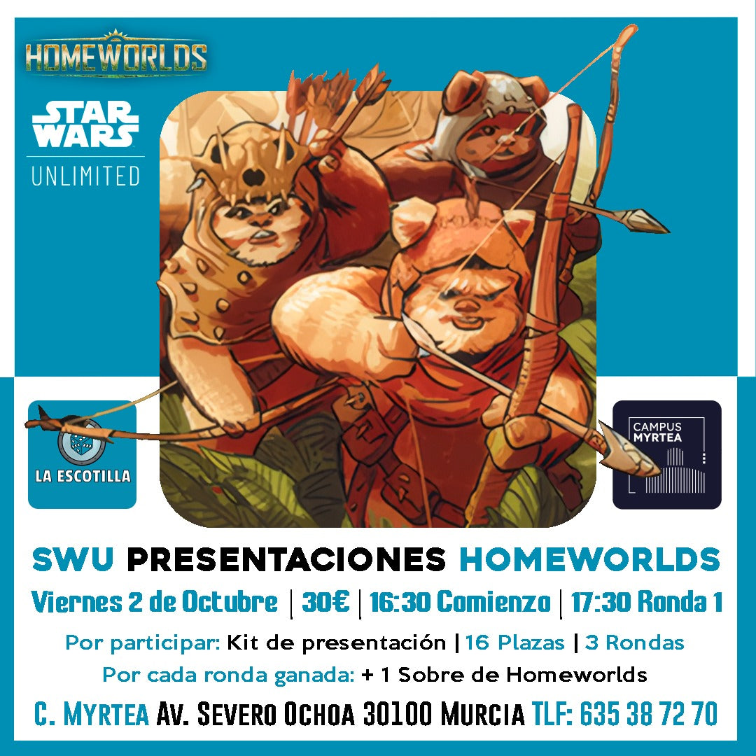 [EVENTO] Star Wars Unlimited - Presentación - Homeworlds - 02/10/2026 - 16:30h