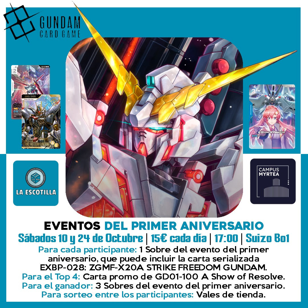[EVENTO] GUNDAM: Primer aniversario Sábado 10 de Octubre