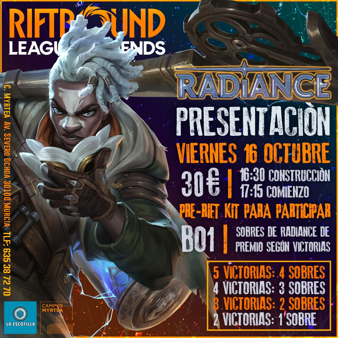 [EVENTO] Riftbound: Presentación Radiance Viernes 16 de Octubre
