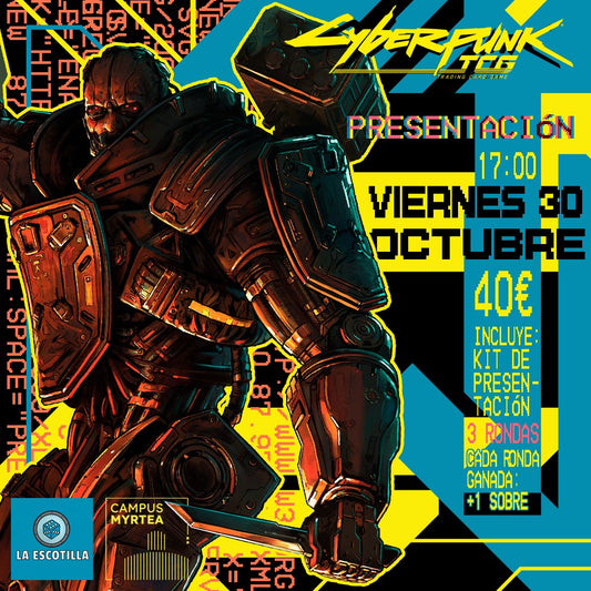 [EVENTO] Cyberpunk TCG - Presentación Welcome to Night City