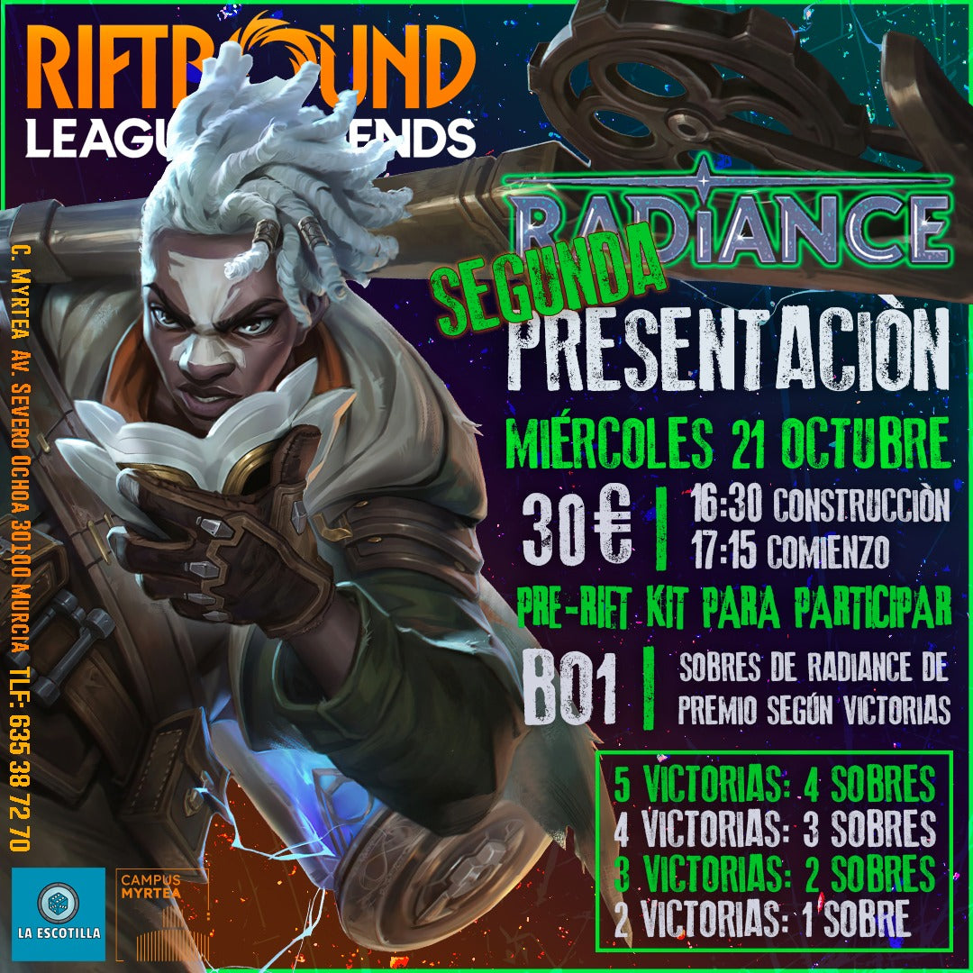 [EVENTO] Riftbound: Presentación Radiance Miércoles 21 de Octubre