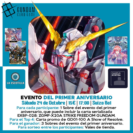 [EVENTO] GUNDAM: Primer aniversario Sábado 24 de Octubre