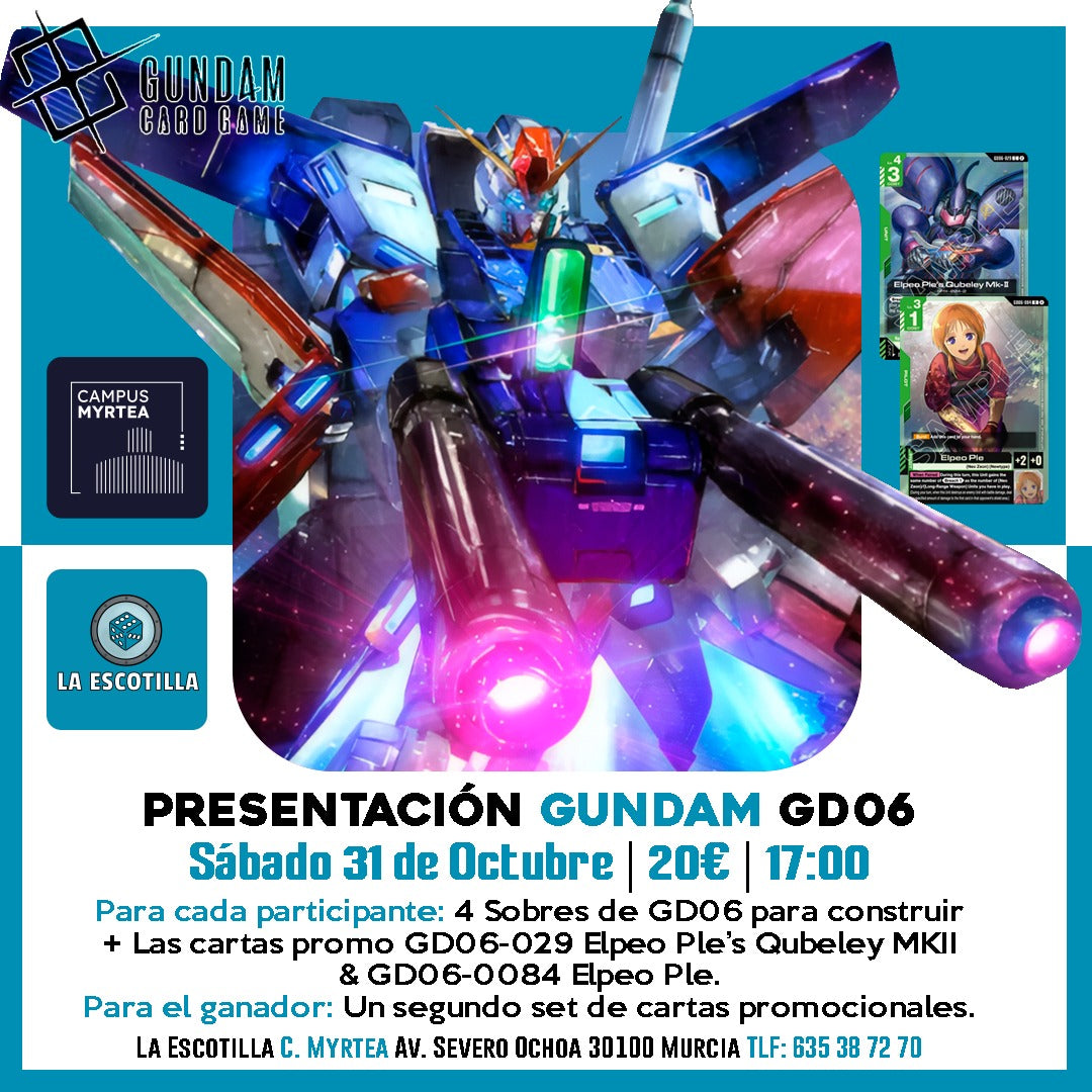 [EVENTO] Gundam - Presentación Stardust Trails GD06 - 31 de Octubre a las 17:00 H
