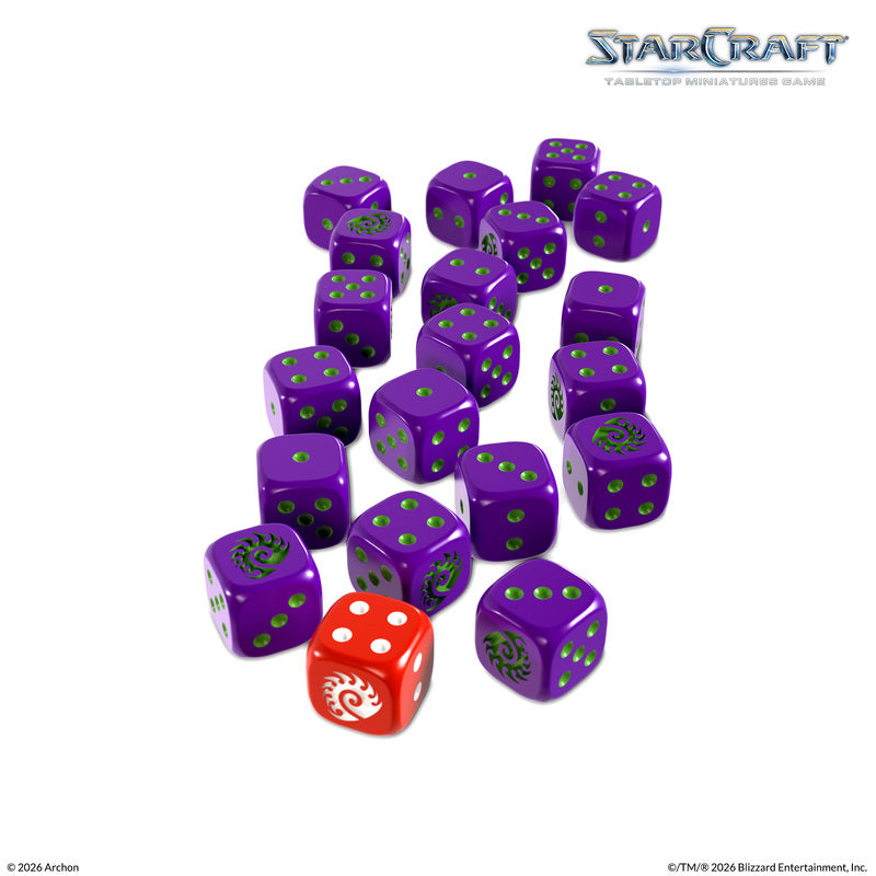 [PREPEDIDO] StarCraft: Zerg Custom Dice Set