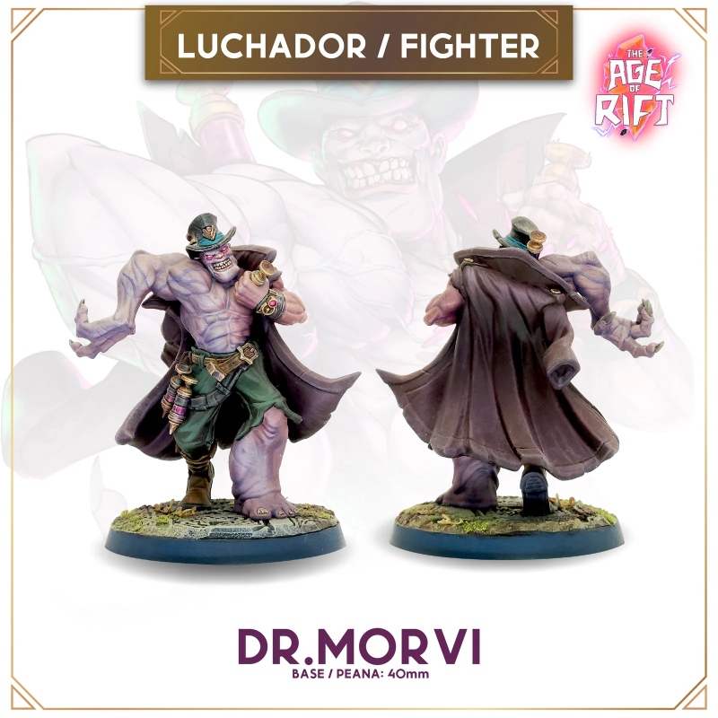 Pack Héroes - Rizabel, Dr. Morvi & Samog