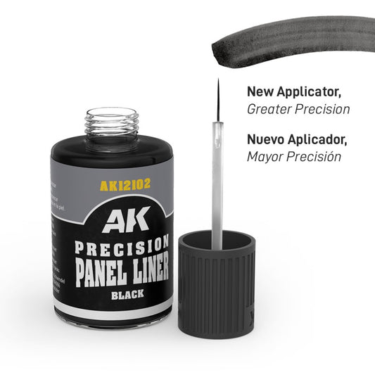 Black Precision Panel Liner / Panelador de Precisión Negro