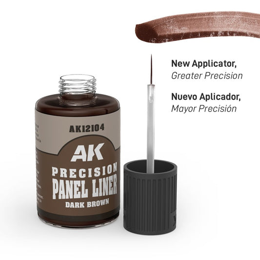Dark Brown Precision Panel Liner / Panelador de Precisión Marrón Oscuro