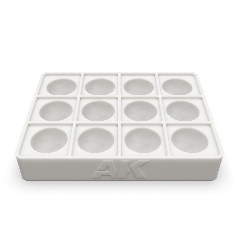 Silicone wells palette
